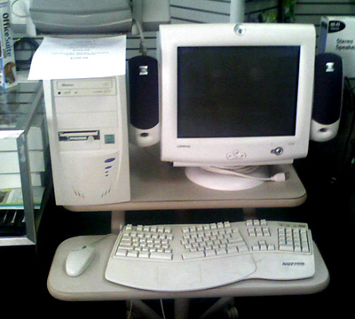 Computer, Monitor, Mouse